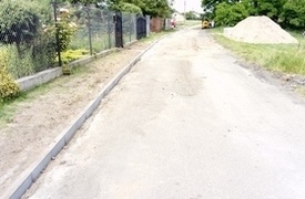 Przebudowa drogi wewnętrznej w Kłotnie