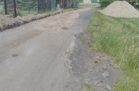 Przebudowa drogi wewnętrznej w Kłotnie