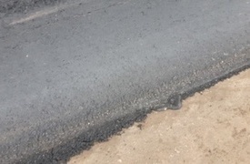 Przebudowa drogi w miejscowości Okna