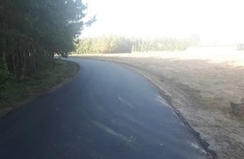 Przebudowa drogi w miejscowości Okna