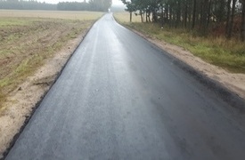 Przebudowa drogi w miejscowości Okna