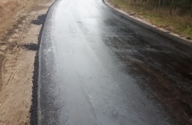 Przebudowa drogi w miejscowości Okna