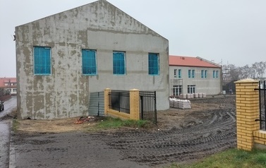 2022 Postęp prac budowy Centrum Aktywności Rodzinnej 167