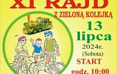 Zdjęcie do  XI Familijny Rajd Rowerowy z Zieloną Kolejką