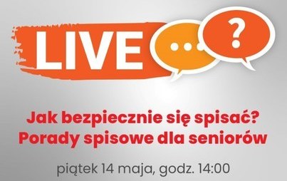 Zdjęcie do Jak spisać się bezpiecznie? Porady dla Senior&oacute;w - Live MRiPS, Głosu Seniora i GUS